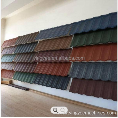 High Speed Stone Chip Coated Roof Tile Line